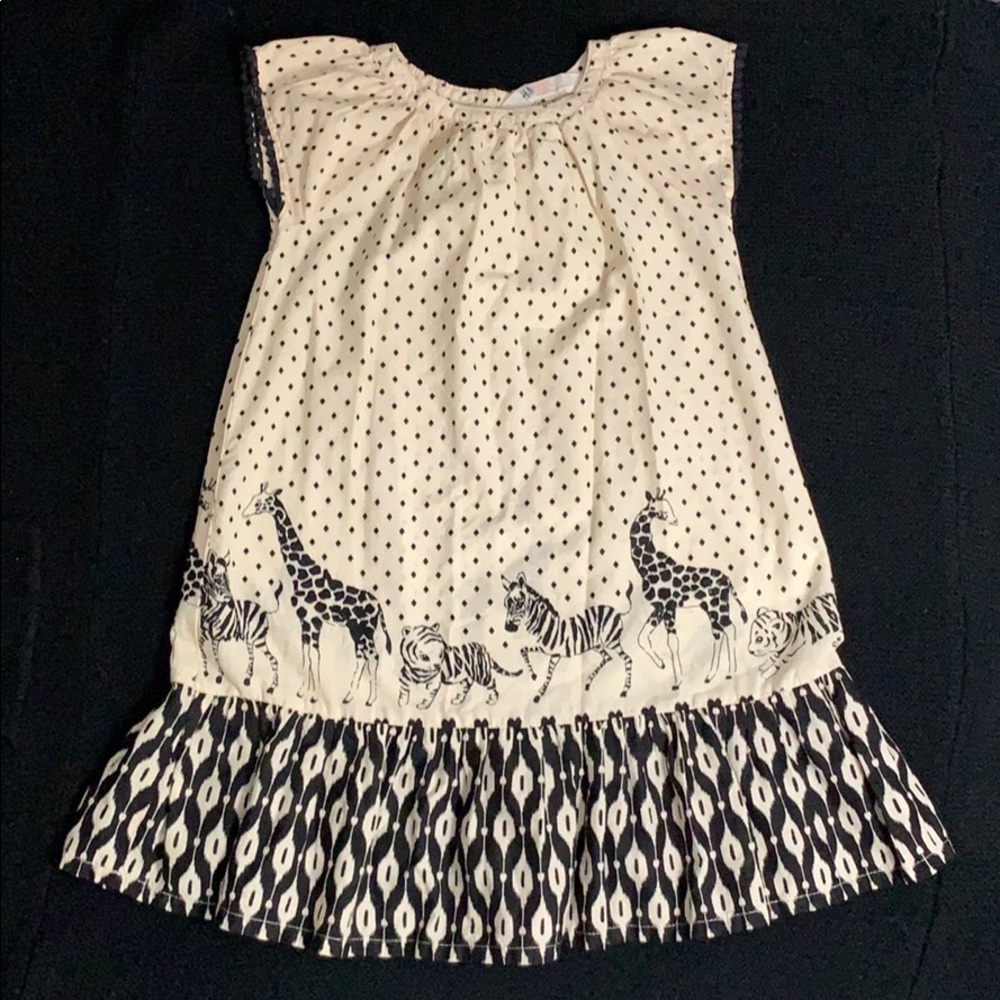 (3 for $30) Animal print dress girls sz. 4/5